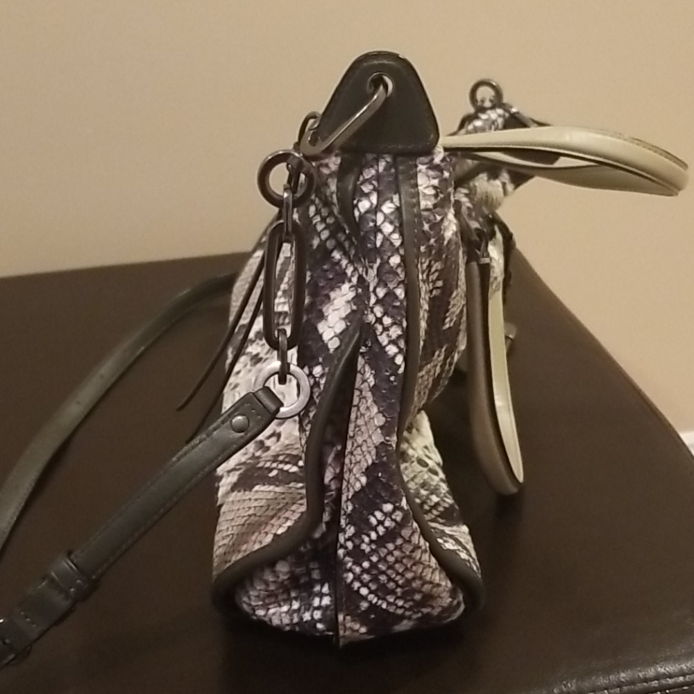 Coach Madison Python Embossed Leather Satchel - image 3